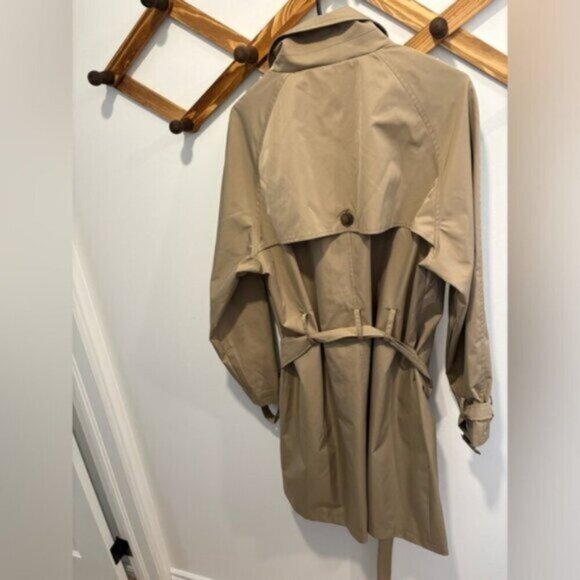 NWT- REBECCA MINKOFF BELTED TRENCH COAT - Size L - Picture 8 of 13
